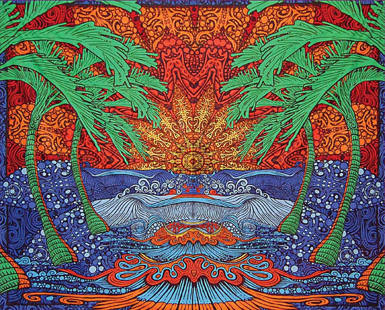 Cotton 3D Epic Surf Tapestry Throw Tablecloth Spread Twin 60x90 - Sweet Us