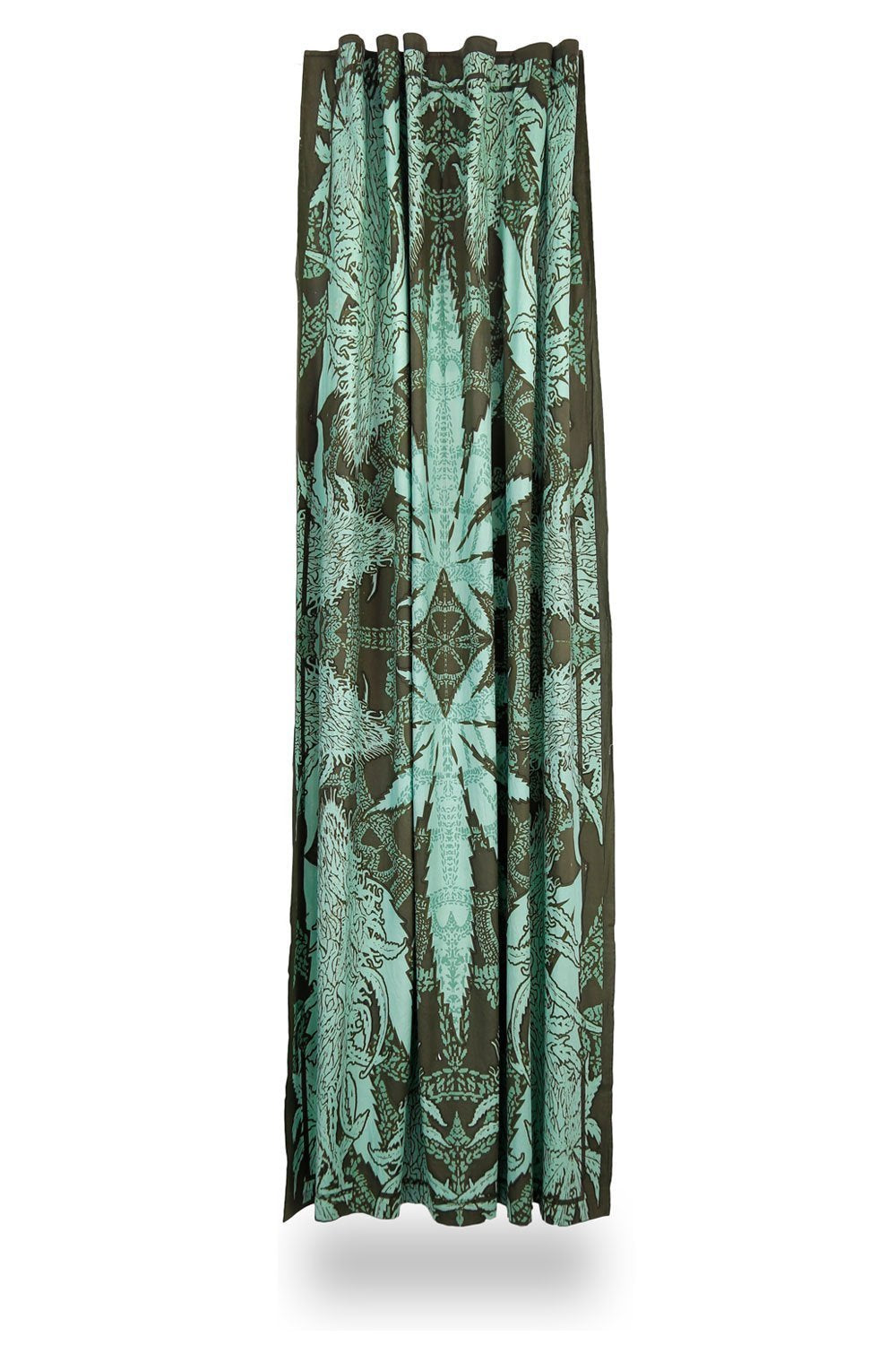 Handmade Cotton Hempest Marijuana Leaf Weed Curtain Drape Panel 56x85 Inches - Sweet Us