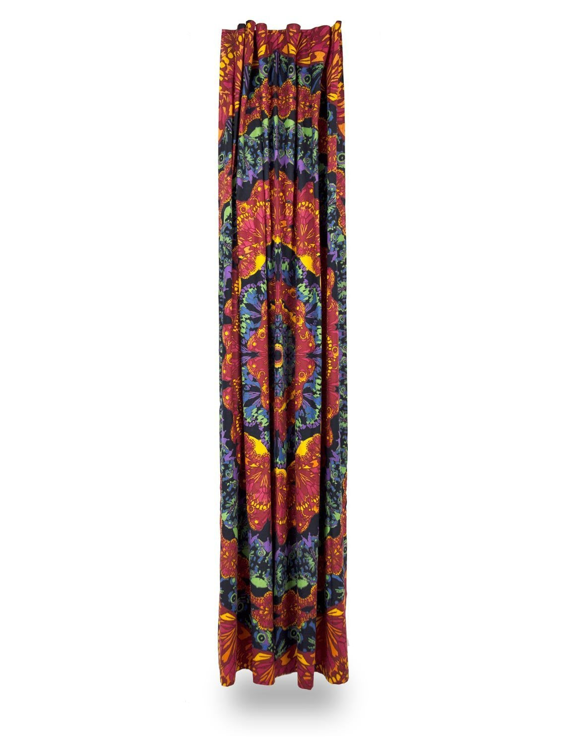 Cotton 3D Butterfly Mandala Curtain Drape Panel 56x85 Inches - Sweet Us