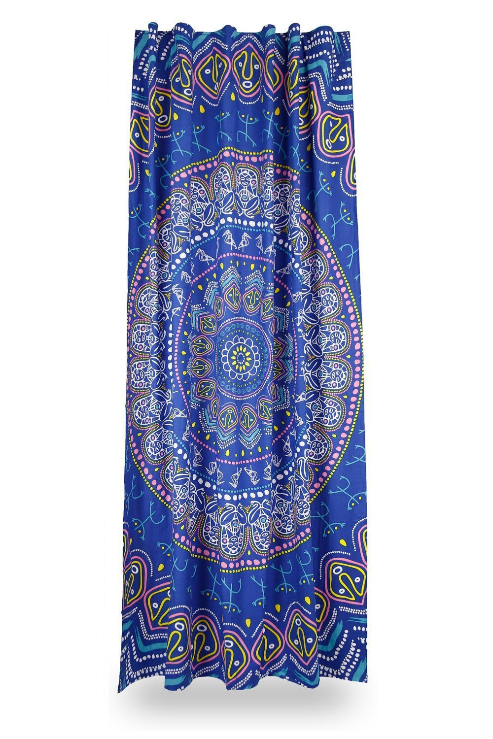 Handmade 100% Cotton Taino Mandala Curtain Drape Panel 56x85 Inches - Sweet Us