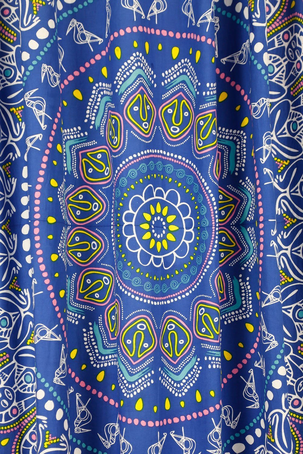 Handmade 100% Cotton Taino Mandala Curtain Drape Panel 56x85 Inches - Sweet Us