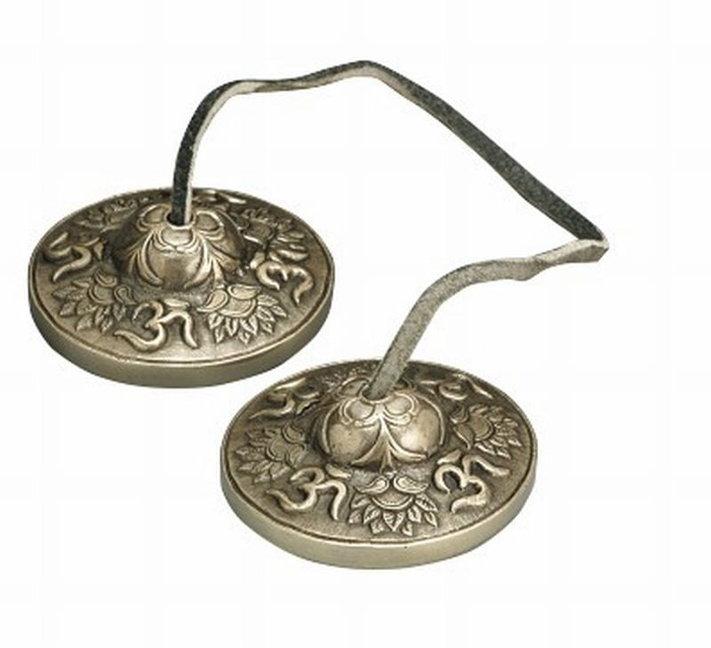 Seven Metal Tingsha Cymbals Ting-Sha Meditation Bells 3" diameter - Sweet Us