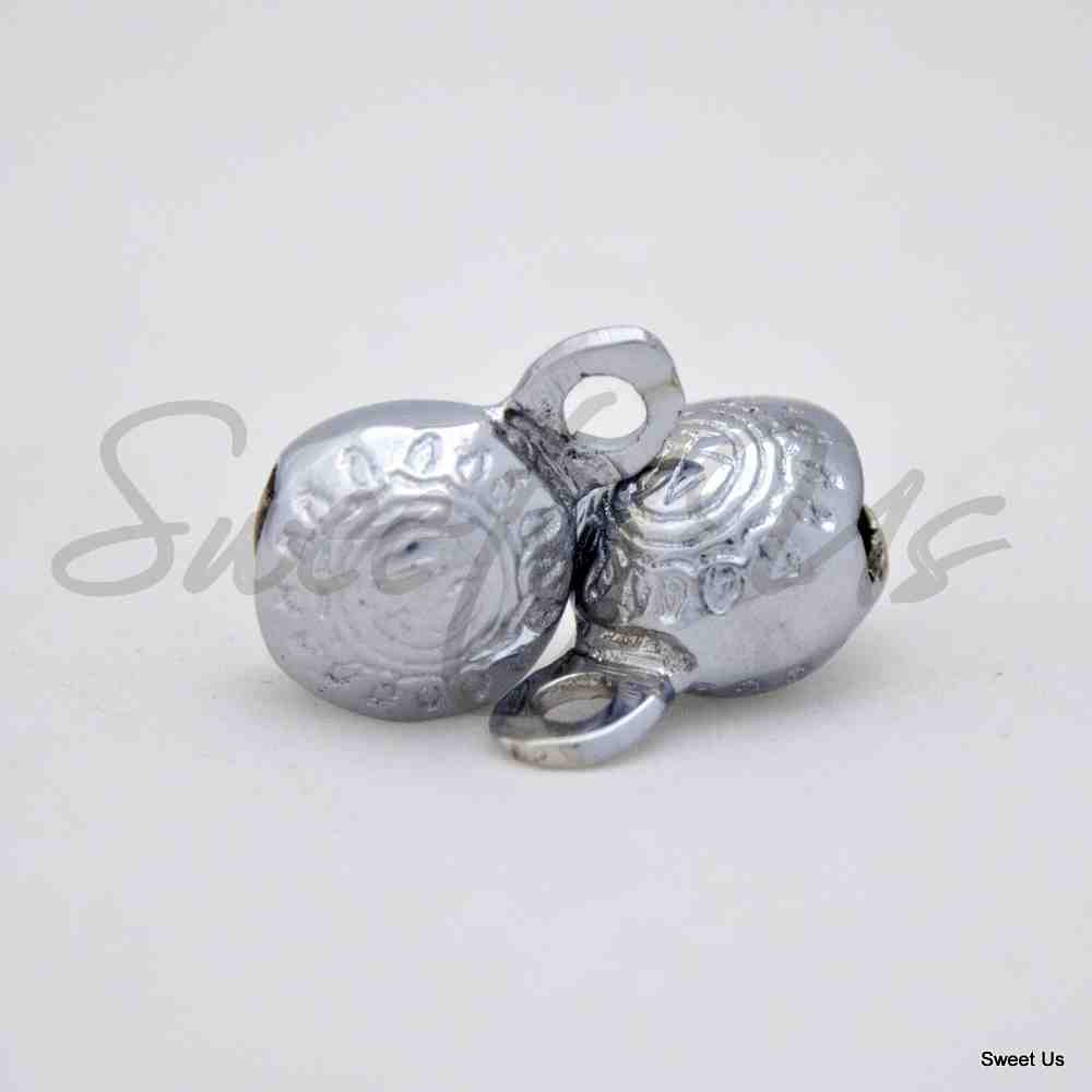 12 Pc Chrome Plated Bells, Door Knob, Craft work Anniversary Cattle Party Favor - Sweet Us
