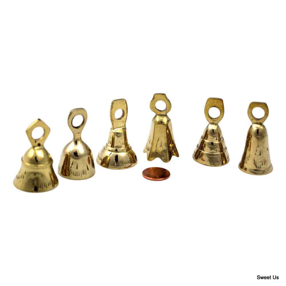 Two Dozen Brass Bells, Cute Wedding Bells, Motorcycle Bells, Christmas Decor