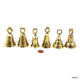 Brass Bells One Dozen Cute Wedding Bells Motorcycle Bell Christmas Decor 5 Sizes