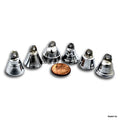 Brass Bells One Dozen Chrome Plated Wedding, Motorcycle Bell Christmas Decor - Sweet Us