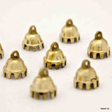 12 pcs Brass Bells Cute Claw Bells Wedding Bells Motorcycle Bells Polished Brass