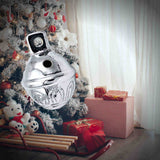 12pcs Chrome Plated Brass Jingle Bells, Sleigh Bells for Home, Christmas Decor