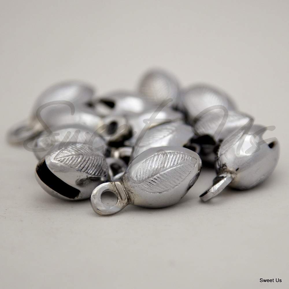 12 pcs 1.5 inch High Acorn Shaped Brass Bells for Door Knob, Craft work, Favors