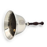 Sturdy Chrome Plated Brass Hand Bell Sweet Melodic Wedding Kiss Bell Service Call