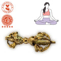 Tibetan Buddhist Antique Brass Dorje Vajra for Meditation, Enlightenment, Wisdom - Sweet Us