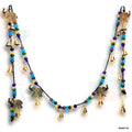 Polished Brass Decorative Elephants, Colorful Beads, Vintage Bells on a String - Sweet Us