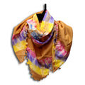 Scarf for Women Sheer Soft Cotton Tie Dye Red Green Blue Yellow Purple Bandana - Sweet Us