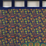 Sanganer Mandala Cotton Tab Top Peacock Floral Curtain Drape Panel 44xx88 - Sweet Us