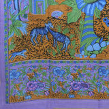 Cotton Tree of Life Tab Top Curtain Drape Door Panel 44x88 Gold Blue Purple Green Tan - Sweet Us