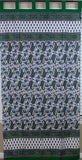 Handmade Paisley Elephant 100% Cotton Tab Top Curtain Drape Panel Green 44x88 - Sweet Us