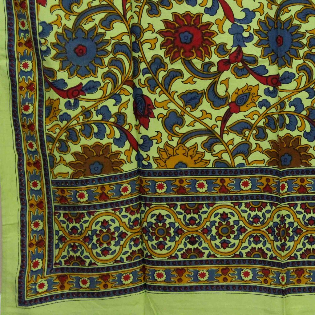 Tab Top Curtain Drape Sunflower Floral 44x88 Cotton Kitchen Door Panel