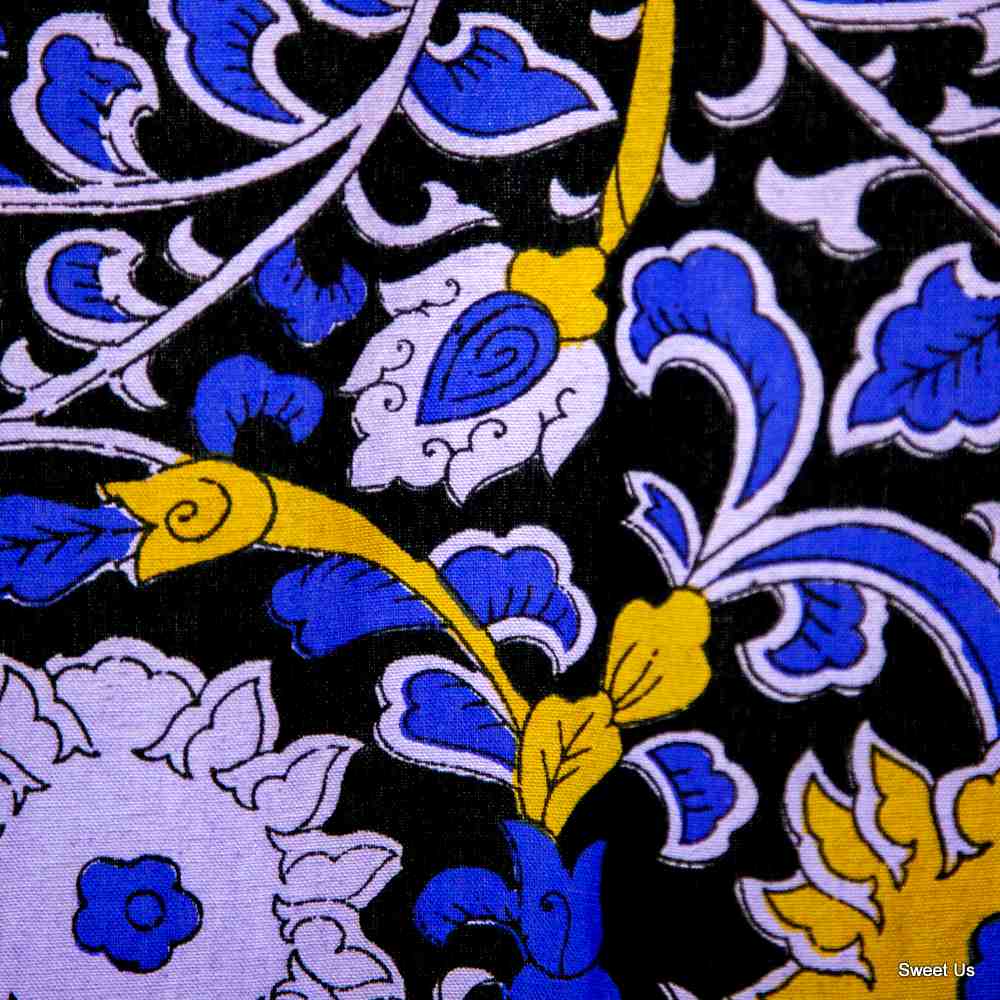 Tab Top Curtain Drape Sunflower Floral 44x88 Cotton Kitchen Door Panel