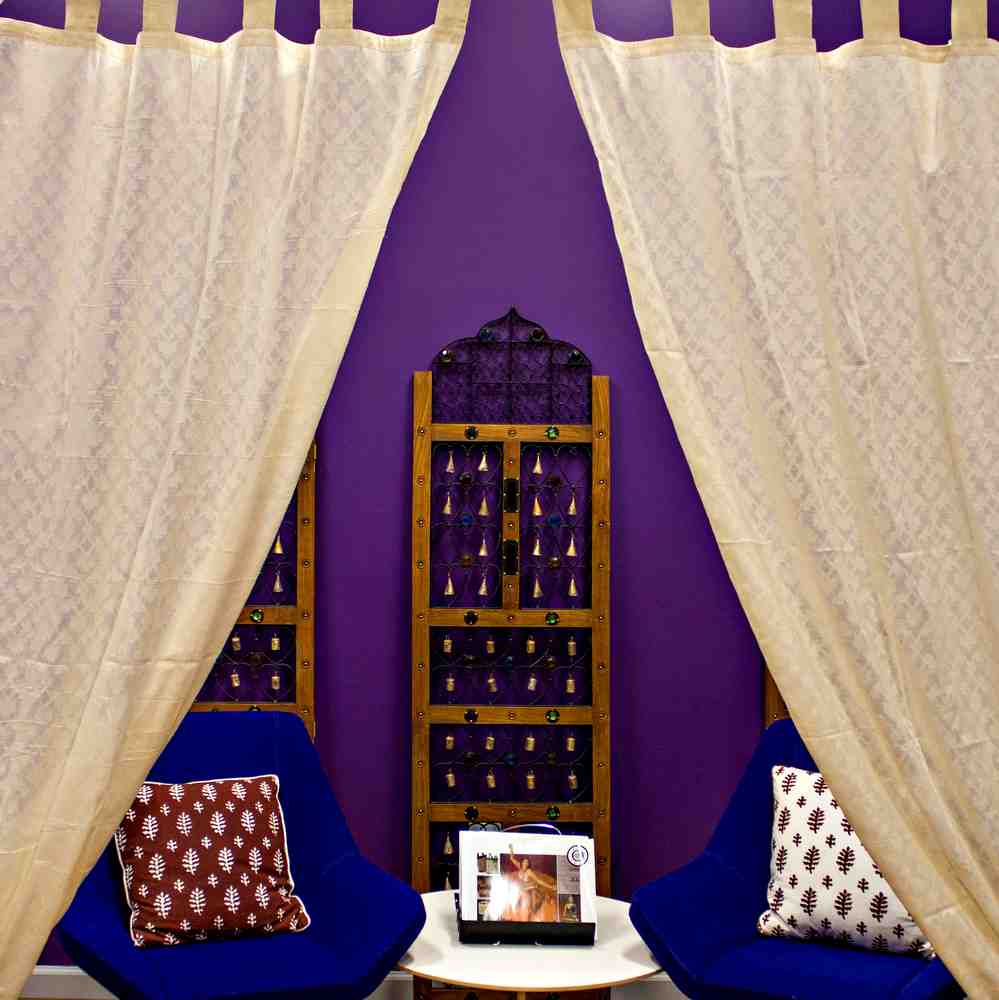 Linen Luxury Textured Weave Tab Top Sheer Curtains Cotton Off-White 44x88 in - Sweet Us