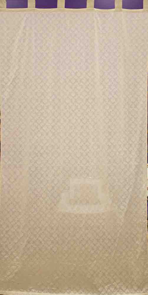 Linen Luxury Textured Weave Tab Top Sheer Curtains Cotton Off-White 44x88 in - Sweet Us