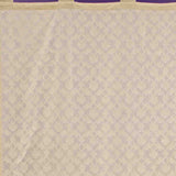 Linen Luxury Textured Weave Tab Top Sheer Curtains Cotton Off-White 44x88 in - Sweet Us