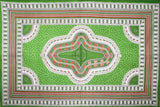 Handmade 100% Cotton Dashiki Tapestry Tablecloth Bedspread Coverlet Twin Green - Sweet Us