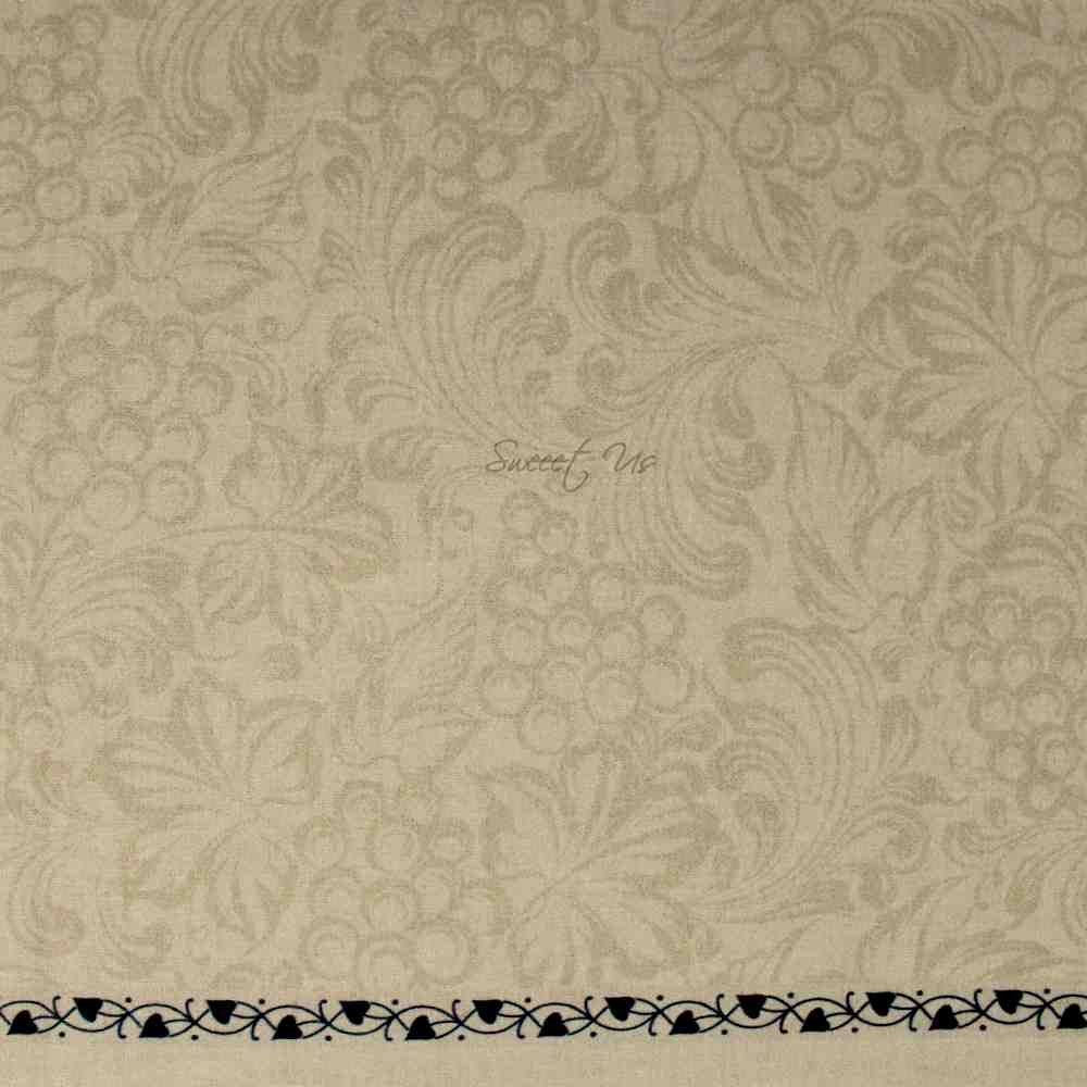 Wipeable Spill Resistant French Acrylic Coated Floral Tablecloth Rectangle