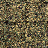 Cotton Vegetable Dye Hand Block Print Tablecloth Rectangle Blue Black Beige