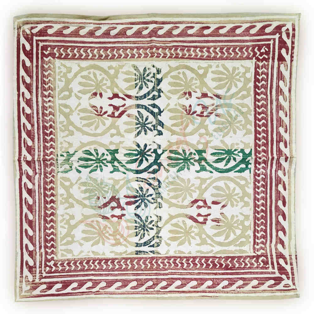 Trellis Whisper Cotton Floral Vine Tablecloth Collection, Serene Harmony