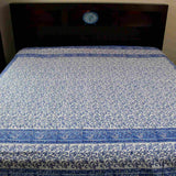 Handmade Cotton Rajasthan Block Print Tapestry Throw Tablecloth Coverlet Twin & Full - Sweet Us