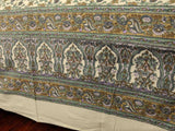 Handmade 100% Cotton Turkish Floral Tapestry Tablecloth Coverlet Spread 70x106 - Sweet Us