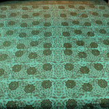 Cotton Floral Blossom Tapestry Tablecloth Spread Twin Queen Purple Teal Green - Sweet Us