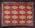 Reversible Duvet Cover Kensington Rust Brown Cotton Full Queen King Pillow Sham - Sweet Us