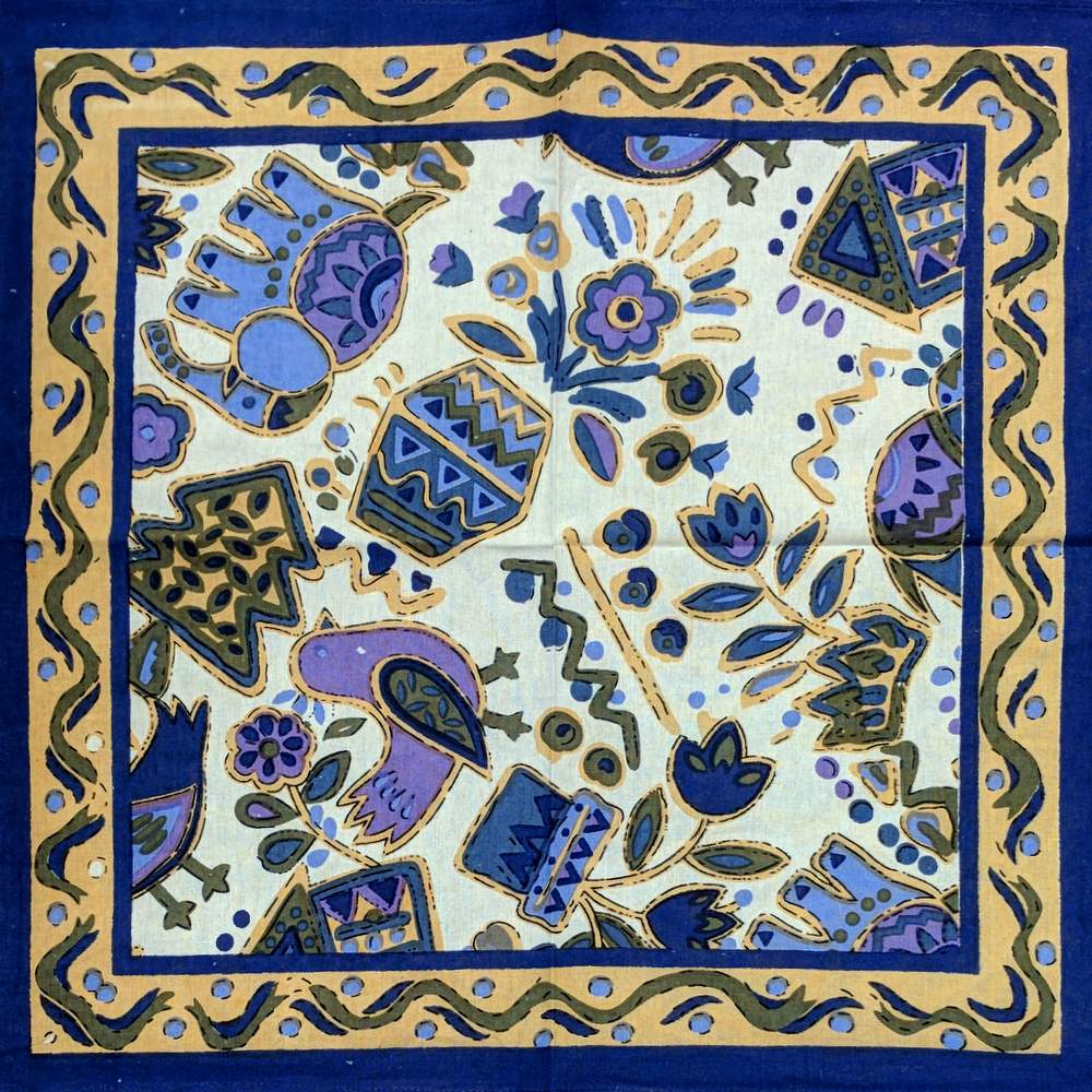 Cotton Birds Avian Floral Tablecloth Rectangular Square Round Table Linen - Sweet Us