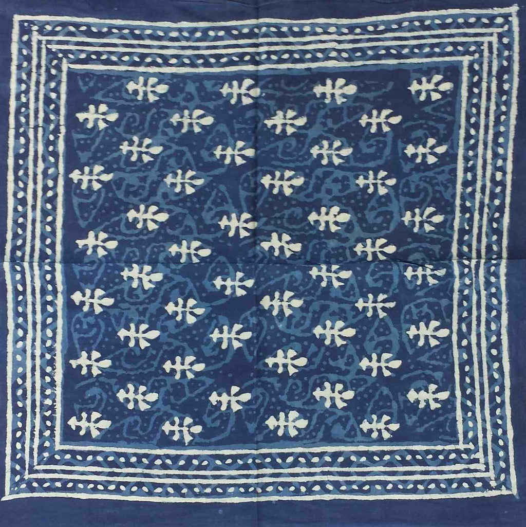 Large Cotton Block Print Dabu Summer Scarf for Women Lightweight Soft Sheer - Sweet Us