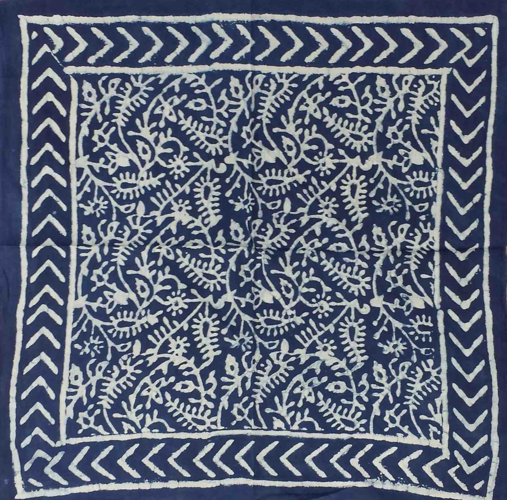 Large Cotton Block Print Dabu Summer Scarf for Women Lightweight Soft Sheer - Sweet Us