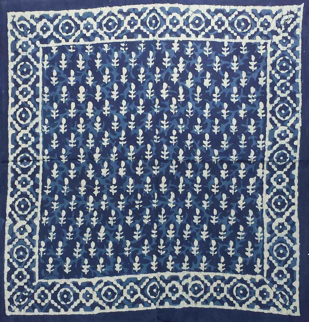 Large Cotton Block Print Dabu Summer Scarf for Women Lightweight Soft Sheer - Sweet Us