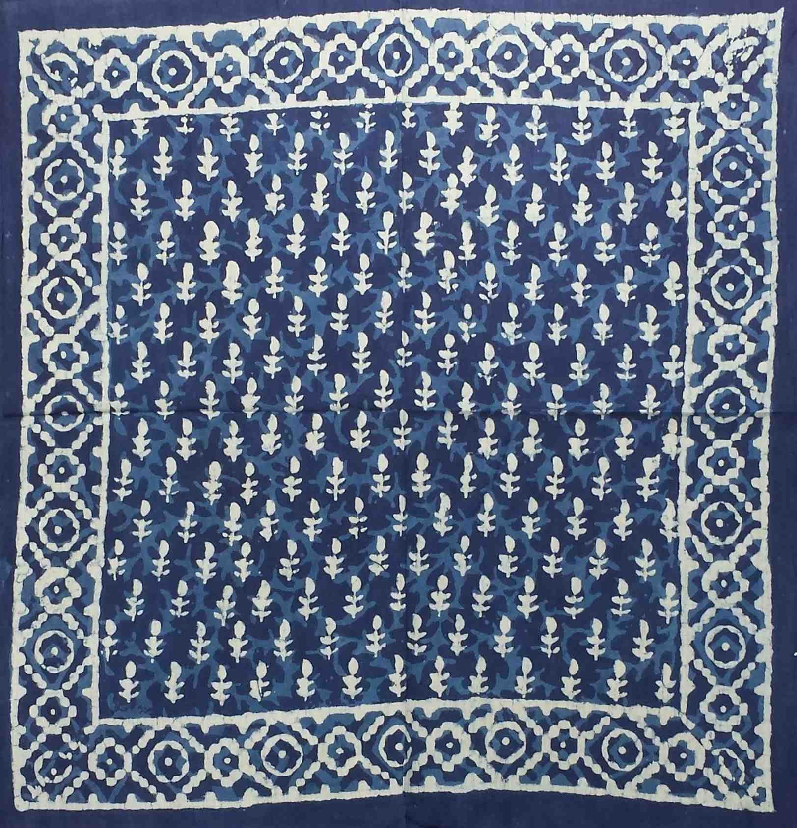 Large Cotton Block Print Dabu Summer Scarf for Women Lightweight Soft Sheer - Sweet Us