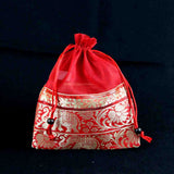 6 pcs Luxurious Wedding Gift Pouches Party Favor Organza Gift Bag Jewelry Bag
