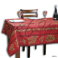 Wipeable Tablecloth Rectangle Spillproof French Acrylic Coated Clos De Oliviers - Sweet Us