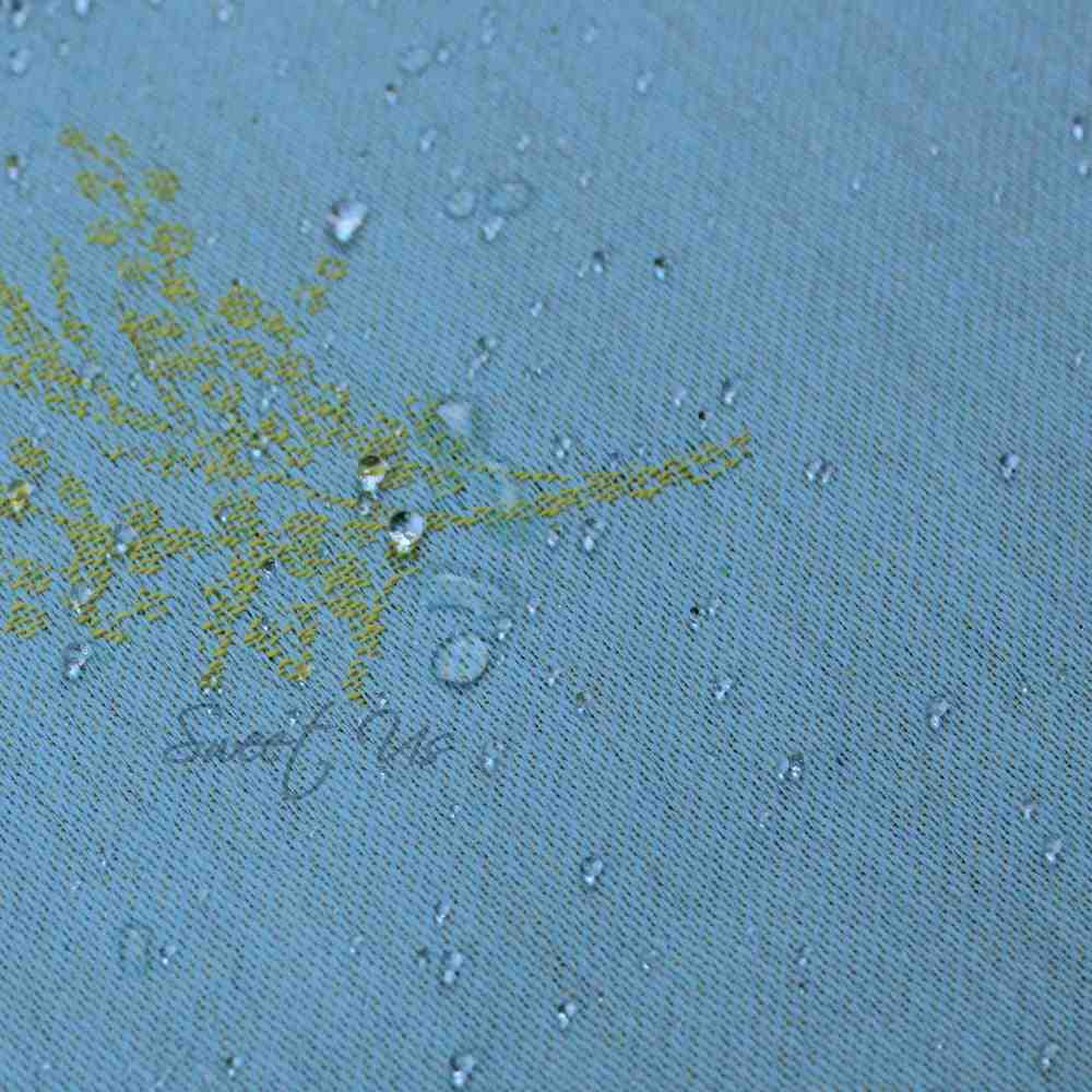 Wipeable Jacquard Tablecloth Rectangle Spill Resistant French Cotton Multicolor