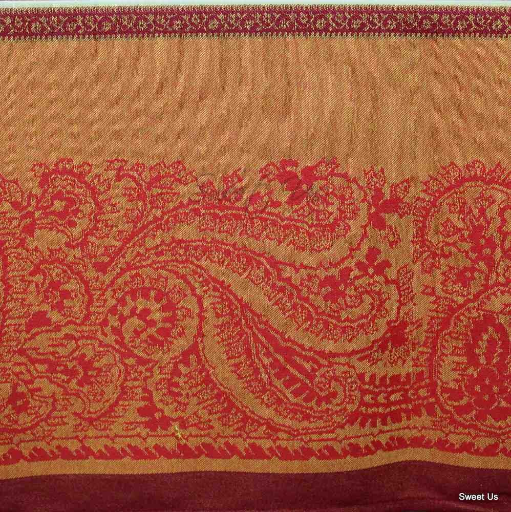 Wipeable Spill Resistant French Paisley Cotton Jacquard Tablecloth Rectangle