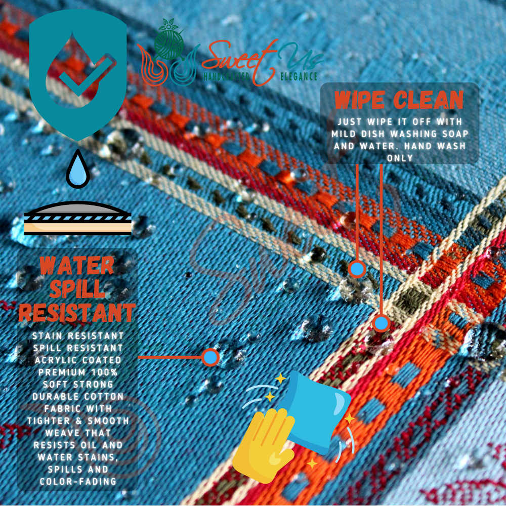 Wipeable Stain Resistant French Floral Cotton Jacquard Tablecloth Yellow Gold