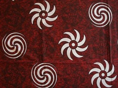 Cotton Sunflower Spiral Tablecloth Tapestry Spread Maroon 60x88 & 87x90 inches - Sweet Us