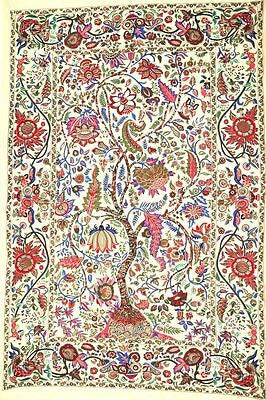 CLEARANCE Handmade Cotton Tree of Life Tapestry Tablecloth Spread Beige 60x90 - Sweet Us