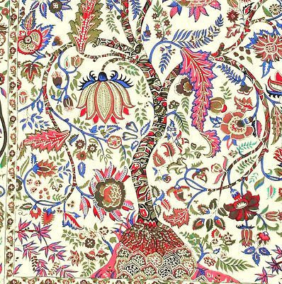 CLEARANCE Handmade Cotton Tree of Life Tapestry Tablecloth Spread Beige 60x90 - Sweet Us