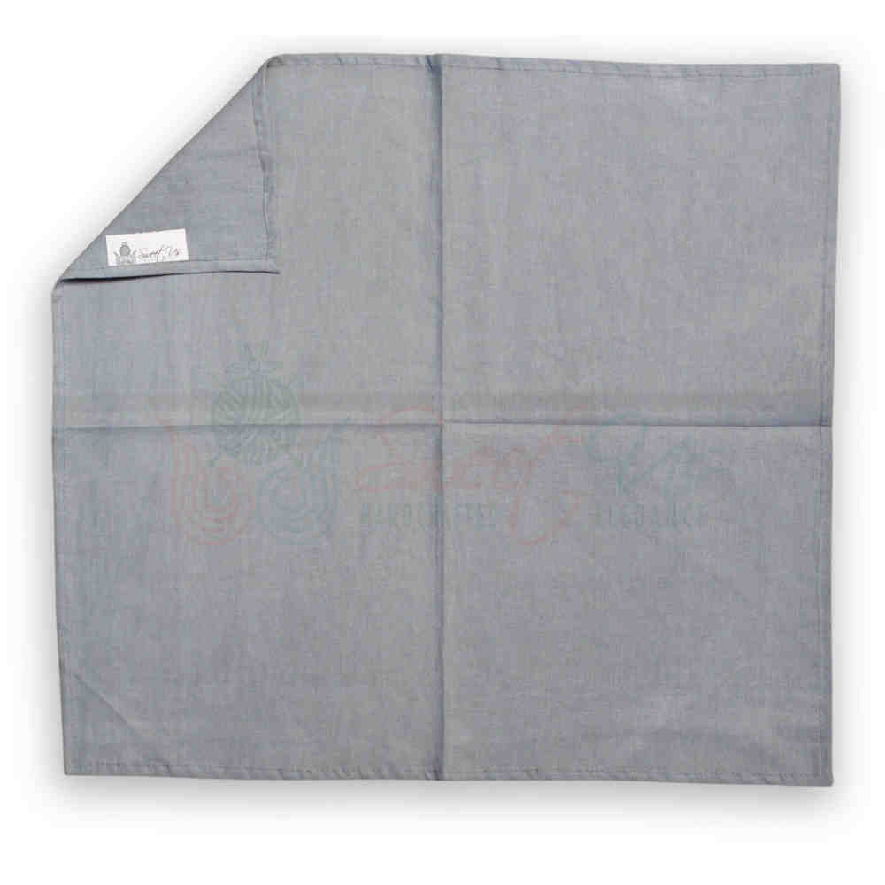 Soft & Elegant Gray Dinner Napkin, Absorbent Cloth for Formal/Casual Dining 1pc