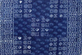 Handmade Cotton Hand Block Print Dabu Geometric Reversible Duvet Cover Queen Full Pillow Sham Black Blue - Sweet Us