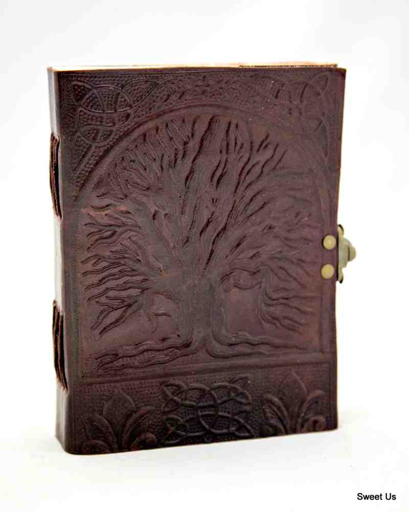 Leather Journal Celtic Triquetra Notebook Travel Diary Notepad Art Sketchbook