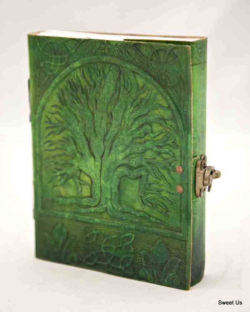 Leather Journal Tree of Life Notebook Travel Diary Notepad Art Sketchbook